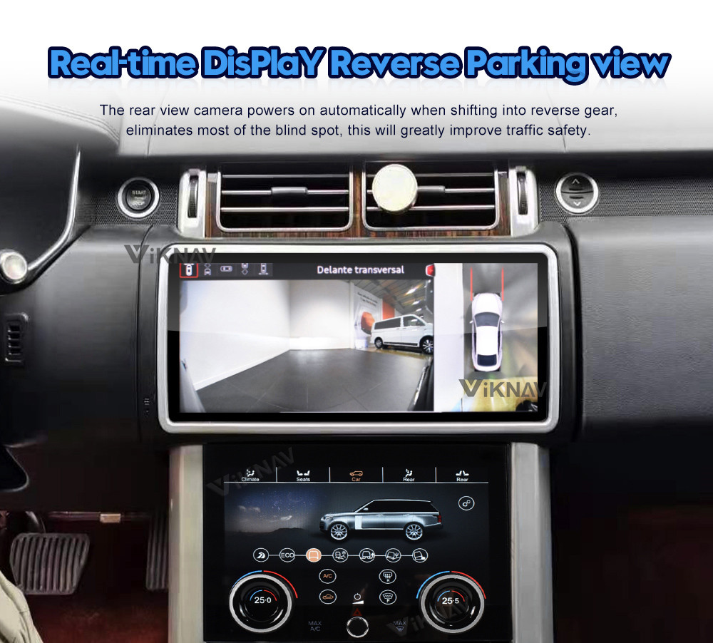 Land Range Rover Vogue L405 HSE autobiography car radio AC screen Panel 12.3 inch Android touch screen player GPS