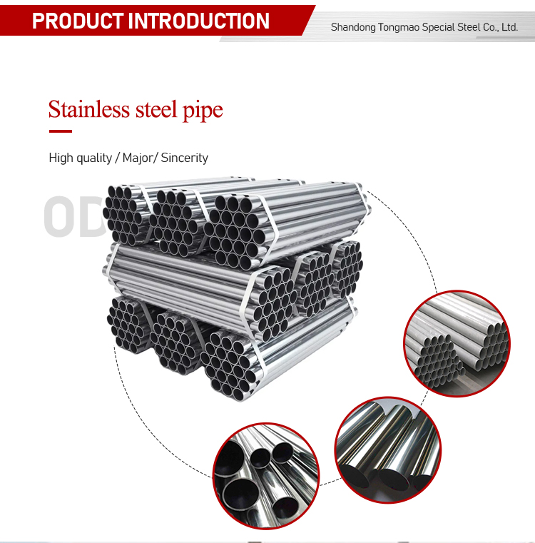 Hot or Cold Roll Technique SS Steel Pipes with 4-610mm Diameter ASTM A312 Standard