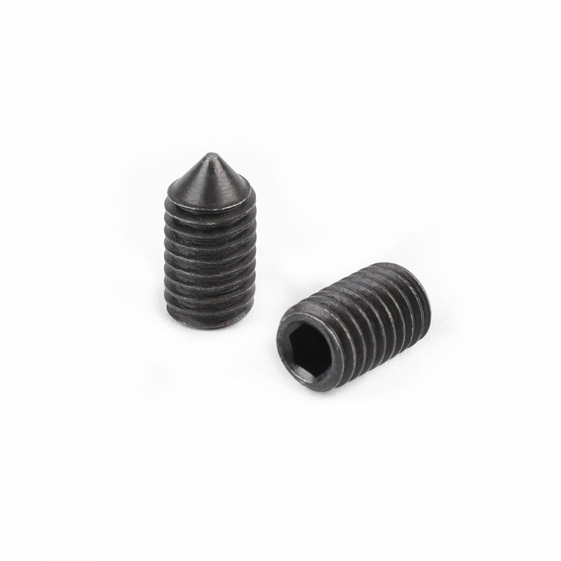 Precision Endless Machine Meter Stop Screw Slotted Tip Set Screw Cut Slotted Positioning Screw