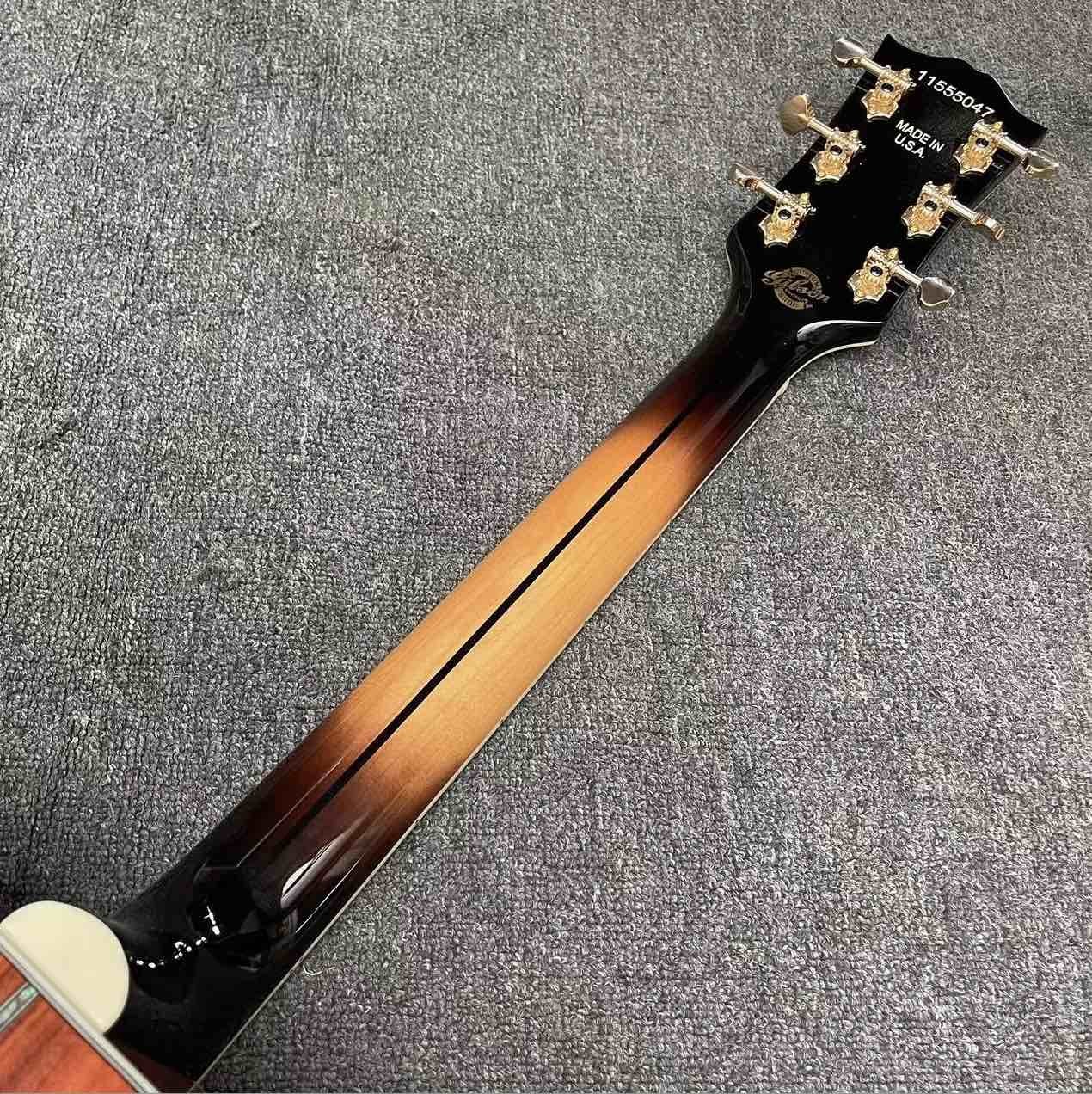 Custom Acoustic Guitar 43 inches Gibson SJ200 Cocobolo Back side folk classic guitar