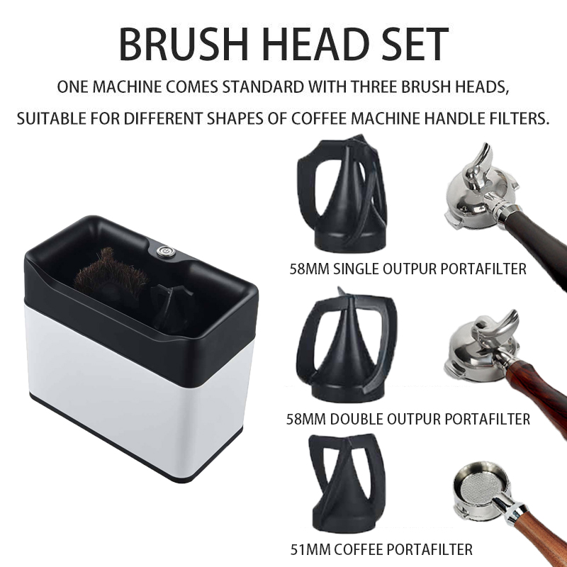 Professional Electric Coffee Grounds Knock Box for Easy Espresso Portafilter Cleaning