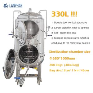 Mushroom Sterilizing Equipment Substrate Autoclave Machine For Mushroom Spawn