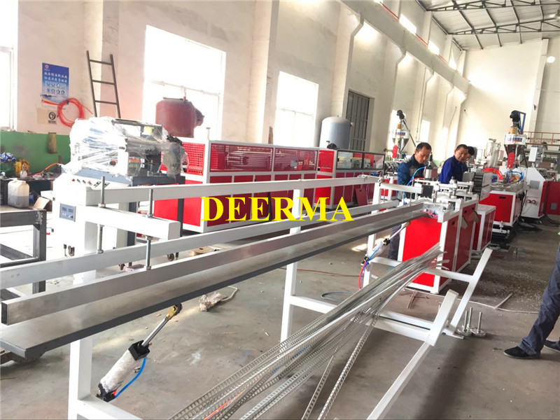 SIEMENS DEIDE Drive Motor PVC Corner Bead Plastic Products Making Machine for Output