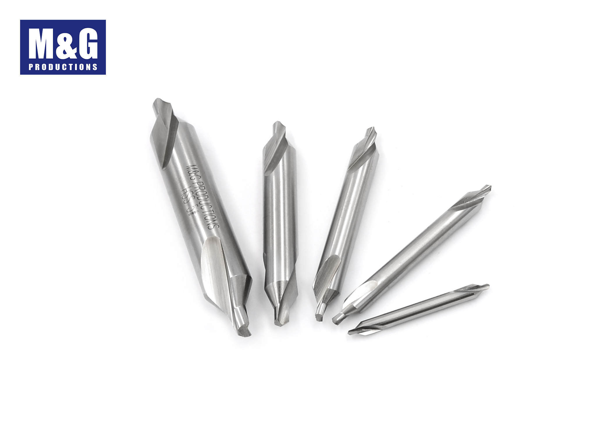 HSS 60º - 120º / CENTER DRILLS SET / TYPE R HSS COMBINED CENTER DRILL(DIN333)