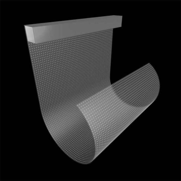 High Transparency P4 Flexible LED Display Screen Glass Transparent LED Window