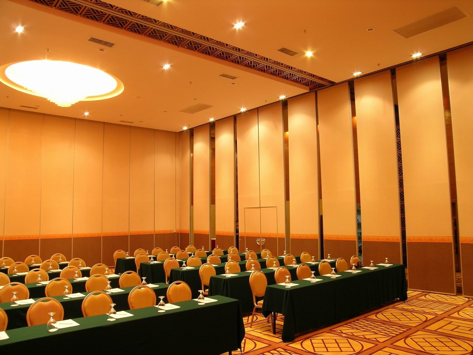 Commercial Furniture Office Partition Walls / Sound Insulation Movable Partition Door