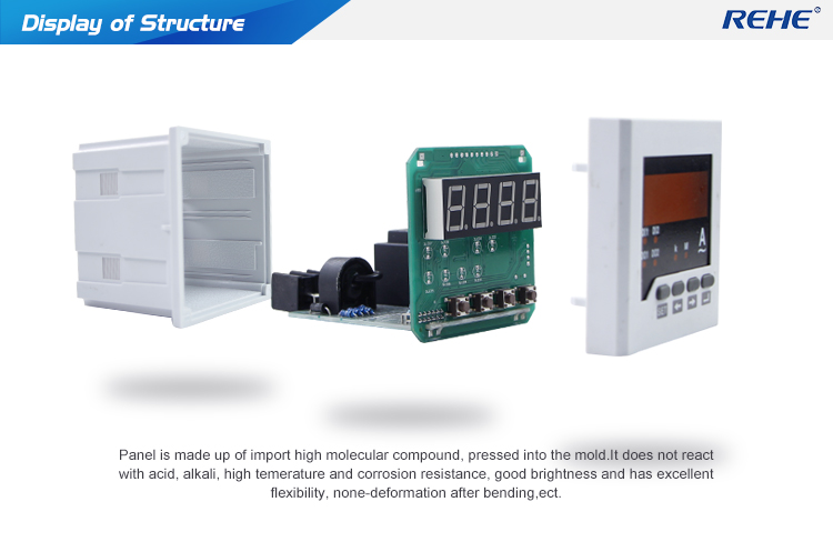 80*80 Single phase ampere meter/current panel meter for distribution box