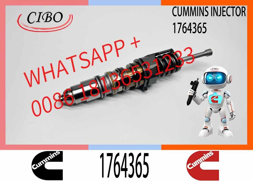 1764365 Genuine Diesel QSX15 Engine Common Rail Fuel Injector 1521978 570016 4954646 4076963 For Scania