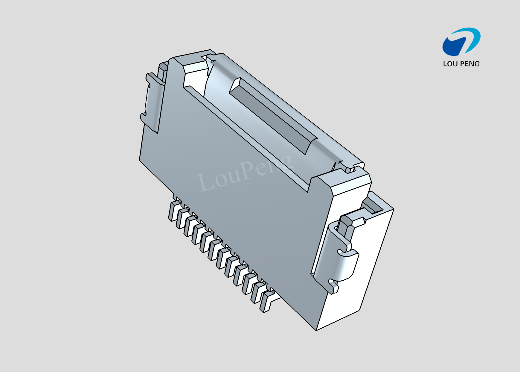 FPC Connectors, Flex-to-Board, 12 Position, 0.5mm Pitch, Zero Insertion Force (ZIF), Right Angle, SMT
