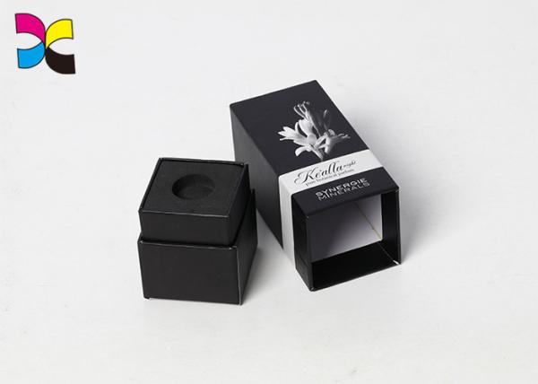 Advanced Lid Custom Packaging Boxes Base Lip Stick Hardcover EVA Base Black