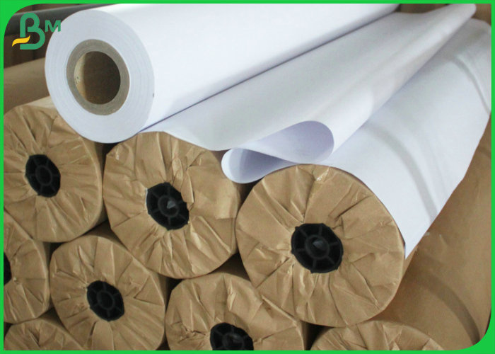 Bright White Inkjet Bond Paper Roll 20lb 36 inches x 150ft 3 inches core