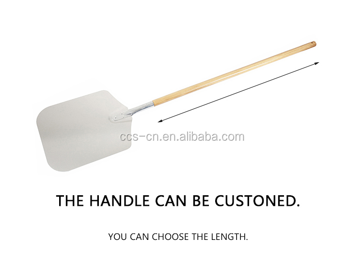12''*14''*36'' Square Wood Handle Metal Pizza Shovel 91cm Aluminum Pizza Peel