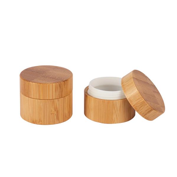 Natural Bamboo PP Liner Cosmetic Cream Jar 10ml 30ml 50ml 100ml 150ml 200ml