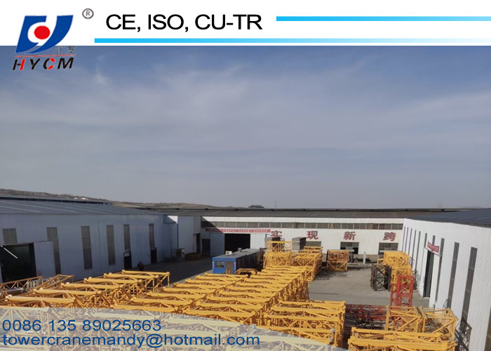 56m Lifting Jib Hot Sale Cabin Control 630KN.m Construction Building Sensor Topkit Tower Crane