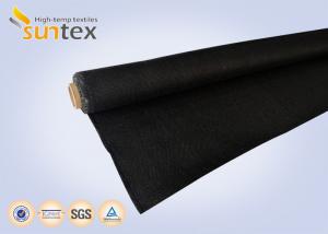 China Black 600C PU Coated Fiberglass Fabric Insulating Properties on sale