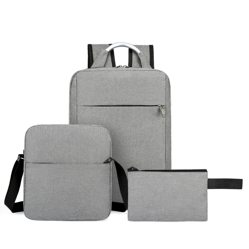 1.2 Inch Office Backpack Sets 3 In 1 Mens Fashion Backpacks Set With Usb Port