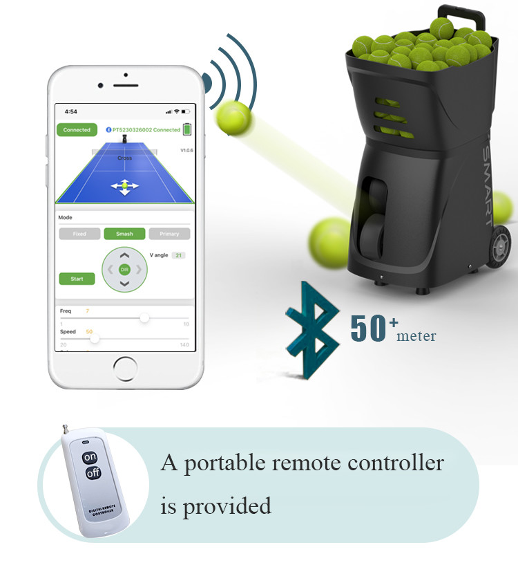 Tennis ball machine APP Control Padel PT-Smart Pri