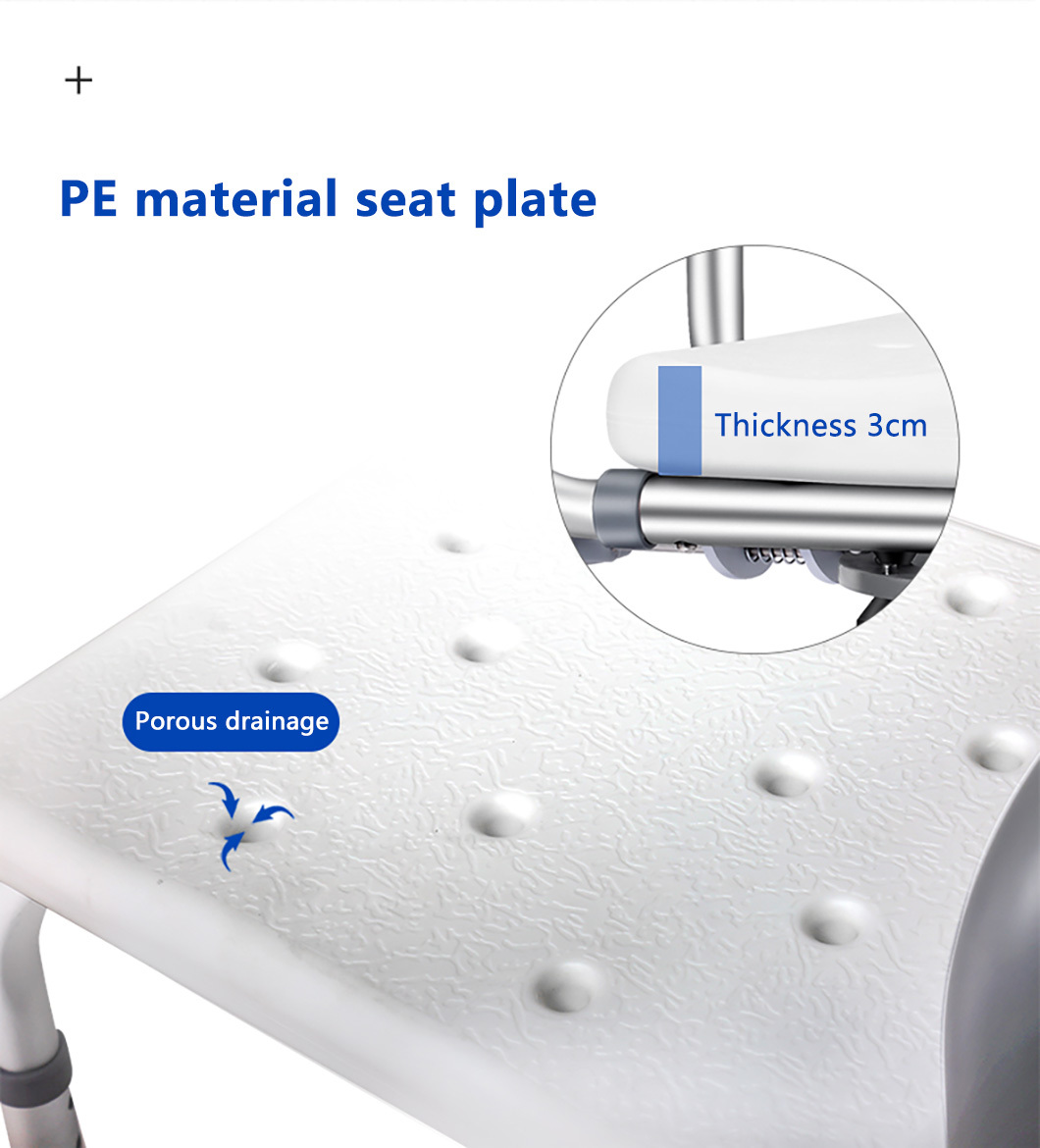 Portable Folding Shower Seat For Elderly Long Lasting Heat Insulation