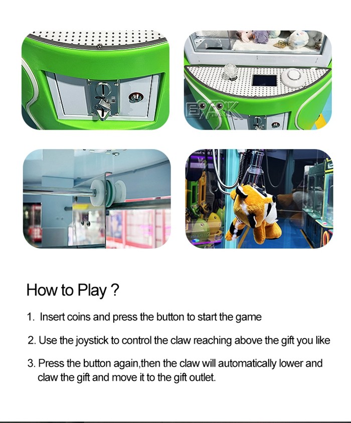 Cute Cat Coin-Accepted Medium Gift Game Machine Claw Machine