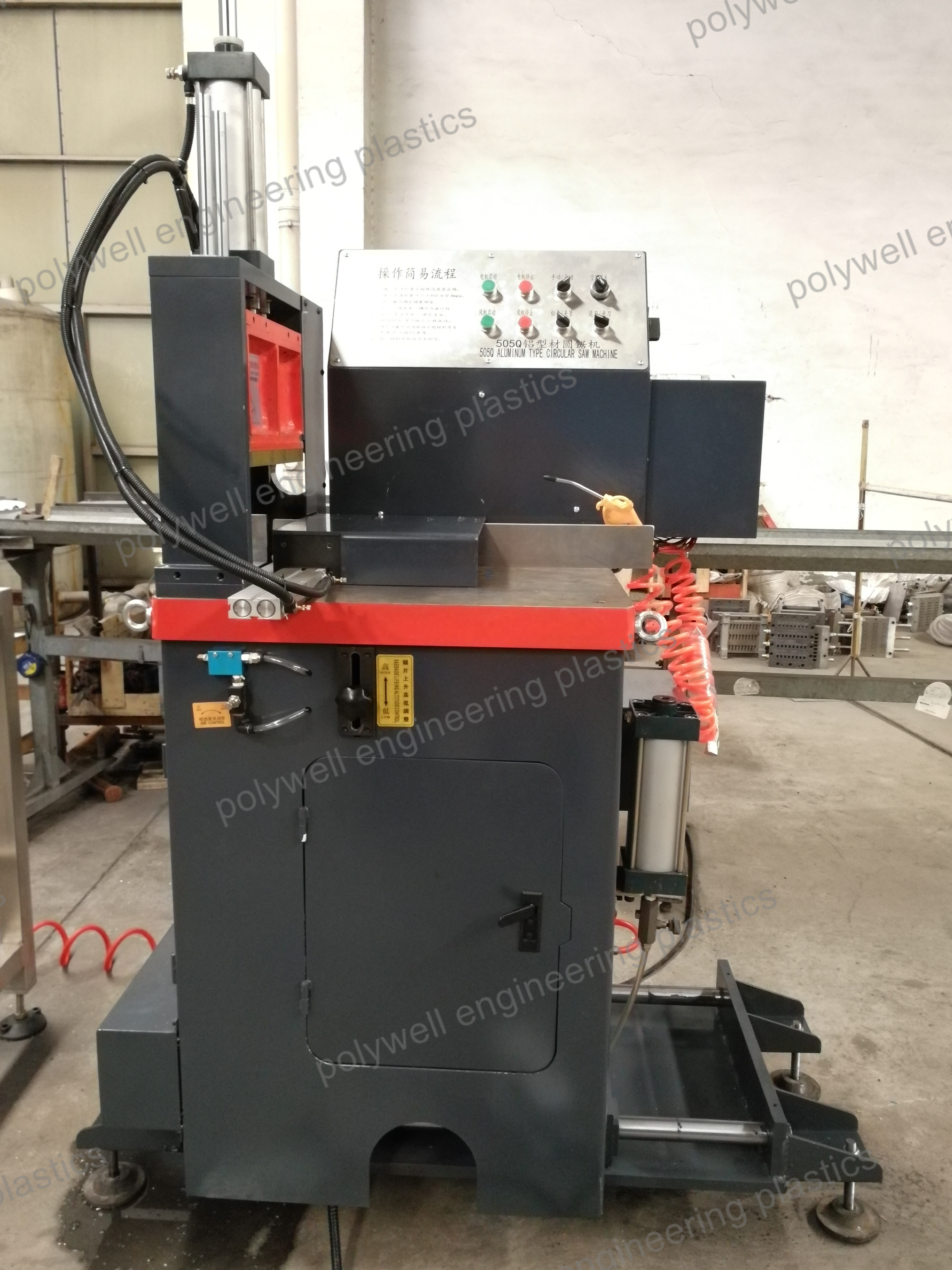 PA Strip Aluminum Profile Cutting Machine 380V Circular Sawing Metal