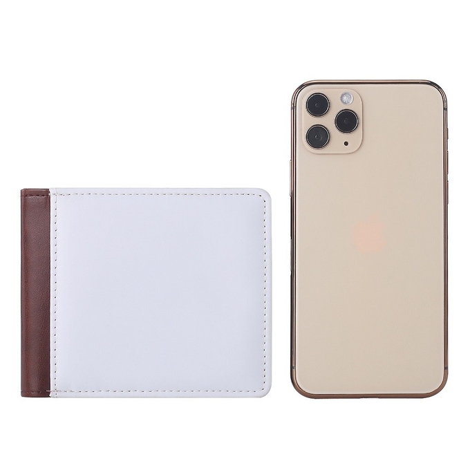 Custom Big Capacity Leather Sublimation Wallet With Multiple Card Slots For Man