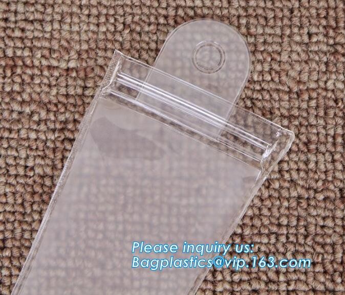 Plastic Bag OEM Custom PVC Loop Handle Image Printed Plastic Shopping Bag,Promotional Clear Waterproof Plastic Cosmetic