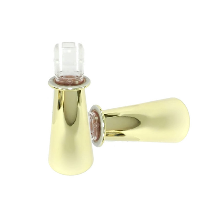 Metallic Gold Pink Plating Champagne Bottle Sippers For Mini Wine Bottle