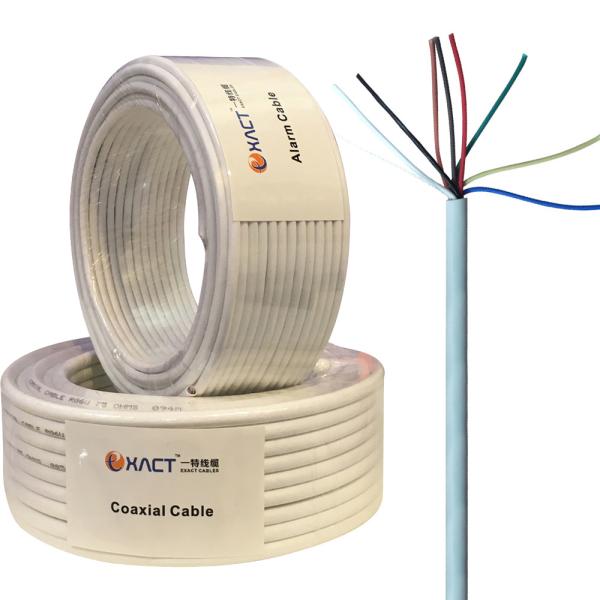 Tinned Copper/Copper/TCCA Stranded 4x0.22 Mm2 Security Alarm Cable with Copper