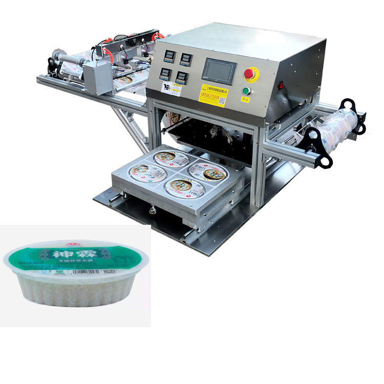 1500W 220V Bowl Sealer Machine Half Automatic For Fast Food
