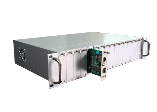 2 U Rack mounted Fiber Optic Media Converter with 19 inch 16port Media Converter