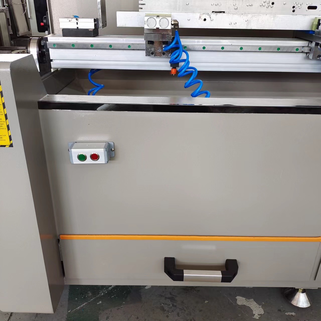 Double Head CNC Drilling Aluminum Machines 1500mm 4 Axis Cnc Mill