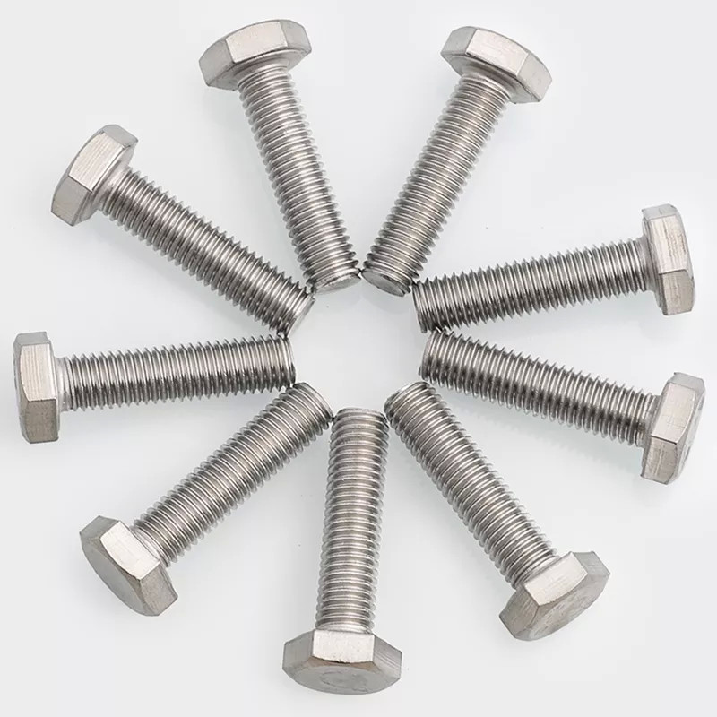 Fasteners M8 M16 M20 Stainless Steel Hex Bolt And Nut Steel Galvanized HDG Hex Bolt DIN933