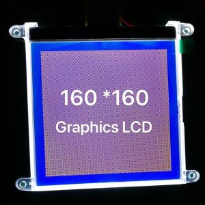 60mA FSTN Cog Parallel Mono Graphic LCD Display 160X160 3.3V FPC For Detector