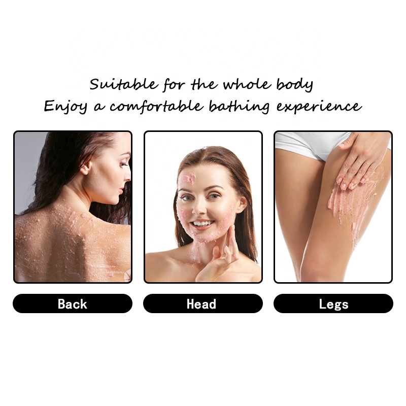 Skincare Routine Brightening Pink Salt Body Scrub For All Skin Types