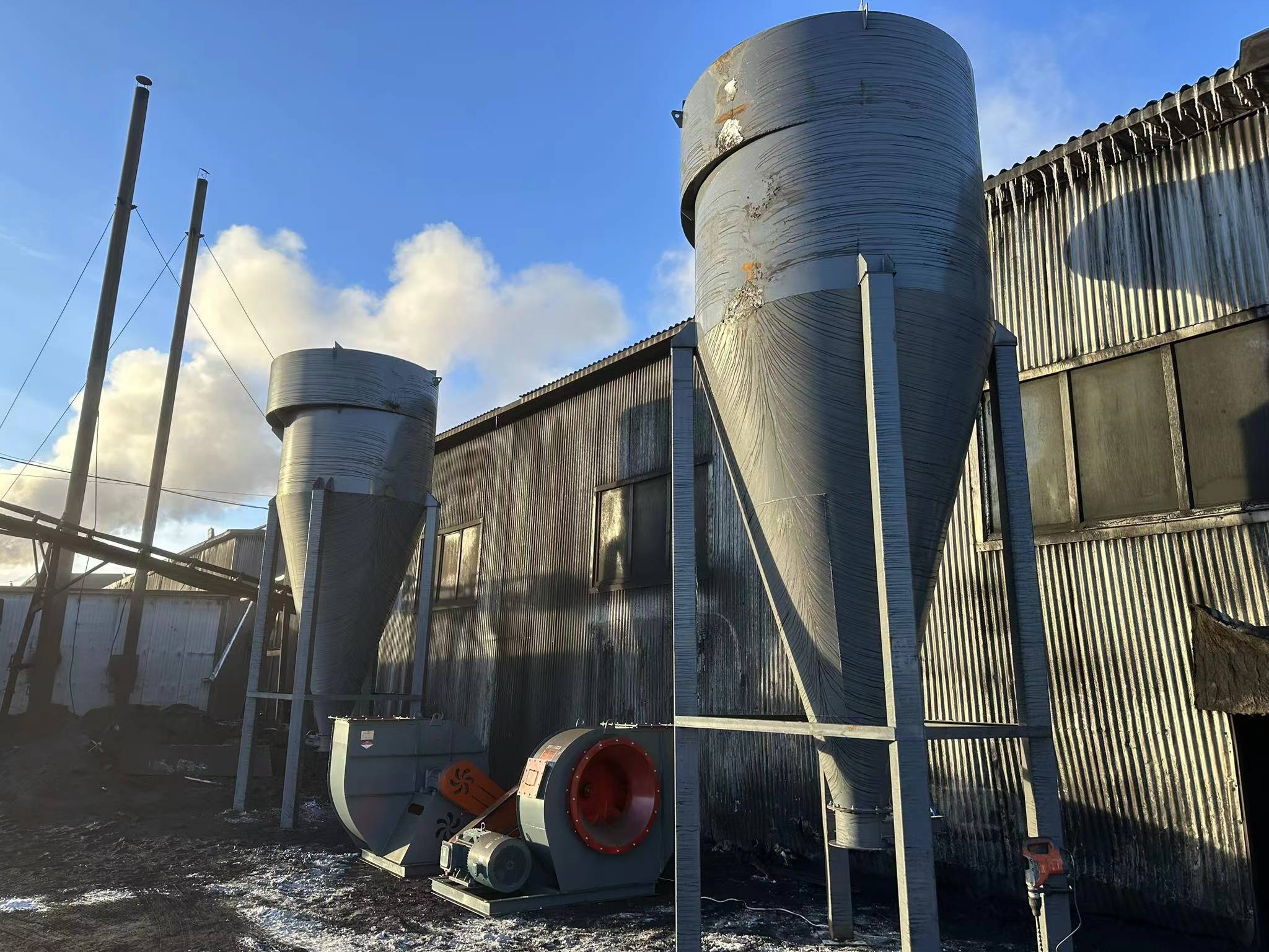 Industrial Cyclone Separator Dust Collector for Coal Dust in Mongolia Manufacturing Plant