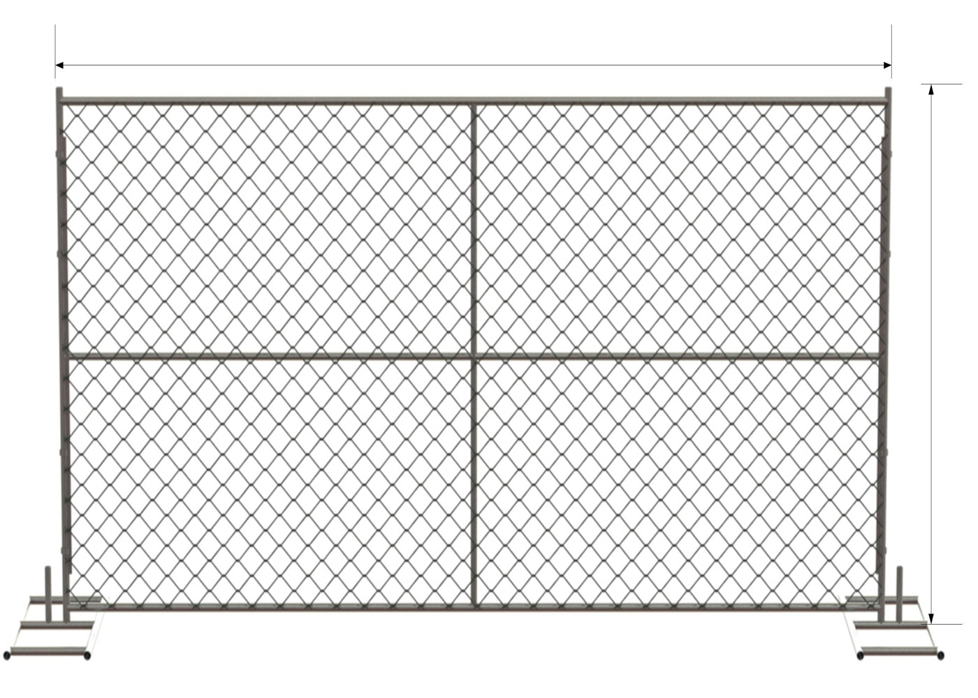 Home Depot Temporary Fence Expensive Buy Direct From China Factory 6FT X 12FT Temporary Chain Link Fence