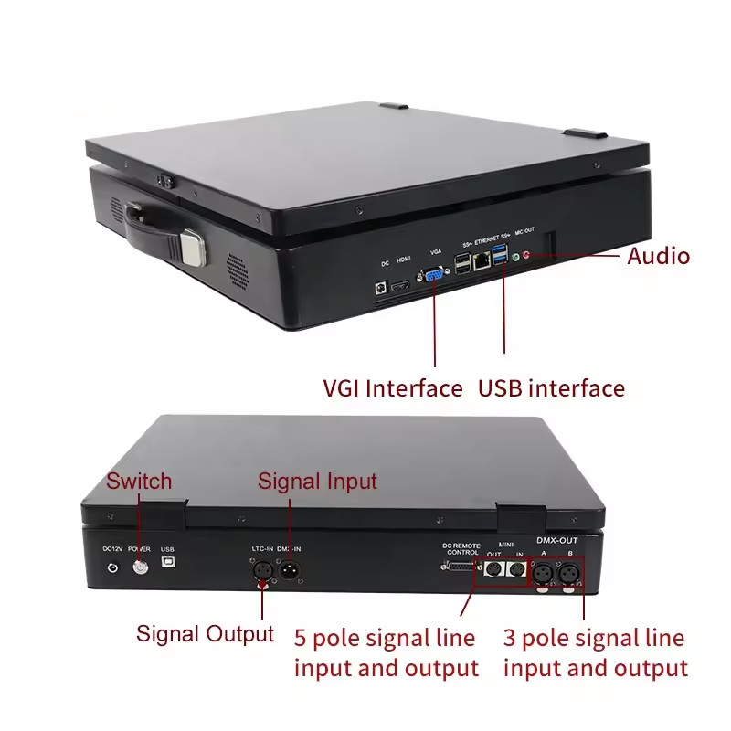 Ma Notebook Console Light Controller Console DMX 512 Controller With Flight Case