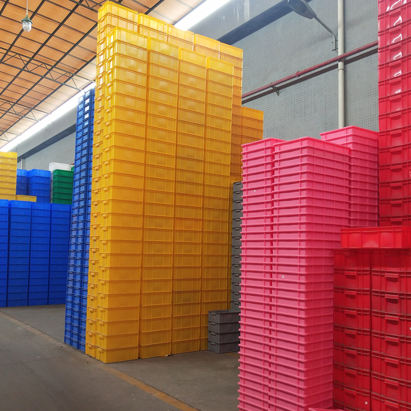 NO Foldable Home Plastic Shipping Turnover Crate for Customized Logo and Safe Moving