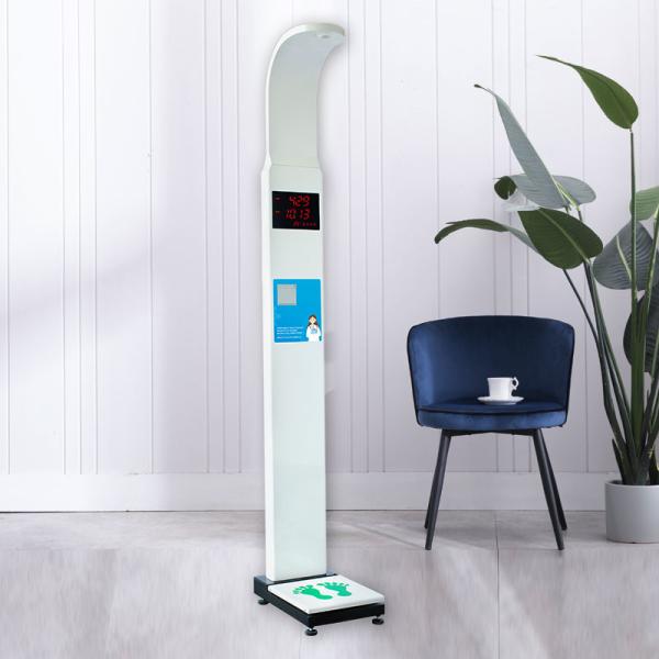 Medical Ultrasonic Height And Weight Machine 240v Physical Examination LED