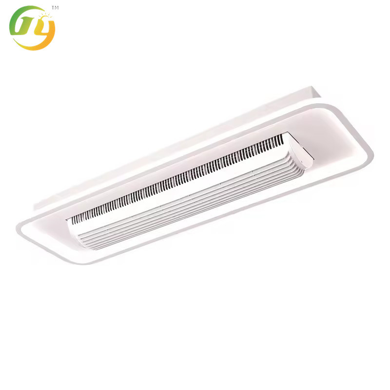 SENKAI Modern Simple Bladeless Ceiling Fan LED Light Living Room White Led Ceiling Fans With Led Lights Remot Decorative