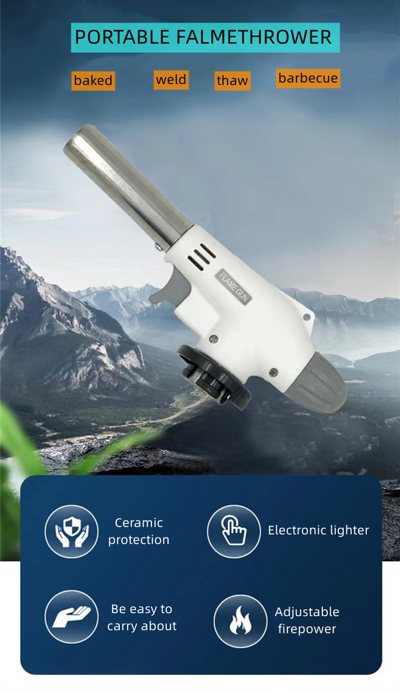 Sustainable Refillable Culinary Butane Torch Kitchen Torch With Butane