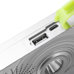 ABS Bright Illuminated Bluetooth Speaker 5V 2000mA Battery Capacity