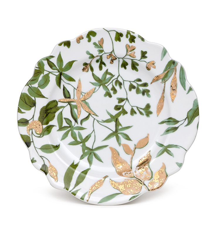 Plates Porcelain Plate Autumn Tableware Boutique Gift Set Hot Sale New Design Royal Ceramic Plate Dish Round Food Safety