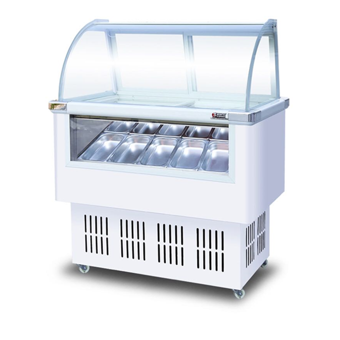 Automatic Defrost Super Performance Ice Cream Display Freezer with Low Investment
