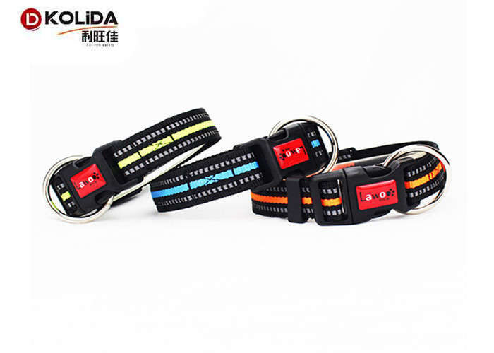Easy Clean Nylon Dog Collars , Adjustable Puppy Collar For Cats / Small Animals