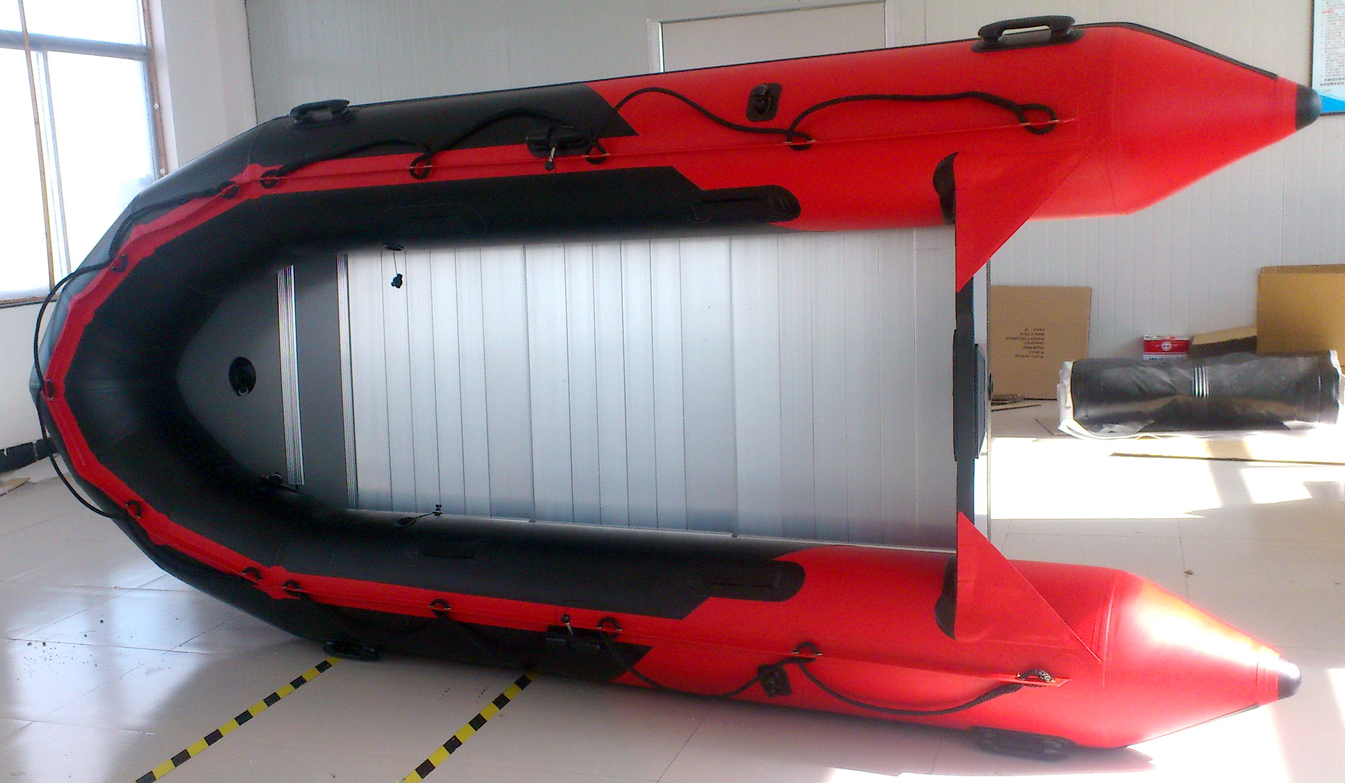 Aluminum Floor Inflatable Dinghy Boat Light Weight For Yachts Or Sailboats