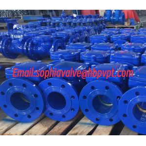 GGG50 cast iron resilient seal check valve