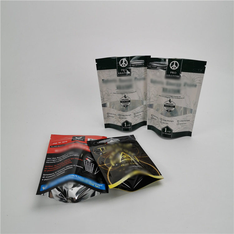 Eco Friendly Plastic Pouches Packaging Smell Proof Zip Lock CBD Oil Weed Hemp Bag