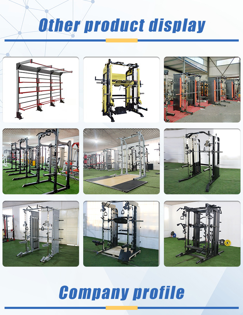 Professional Multifunctional Home Exercise Multi Squat Leg Raiser Office Body Fitness Smith Machine Gym Equipment