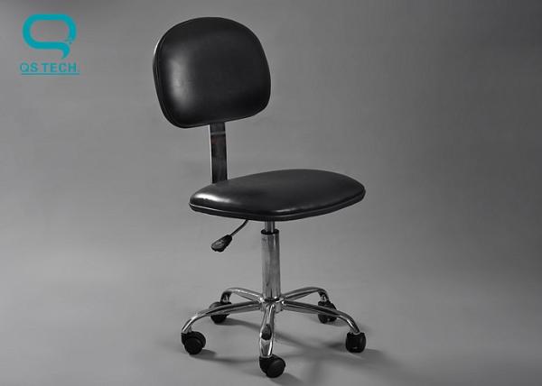 PU Leather Anti Static Adjustable Clean Room Stools Chairs For Electronic